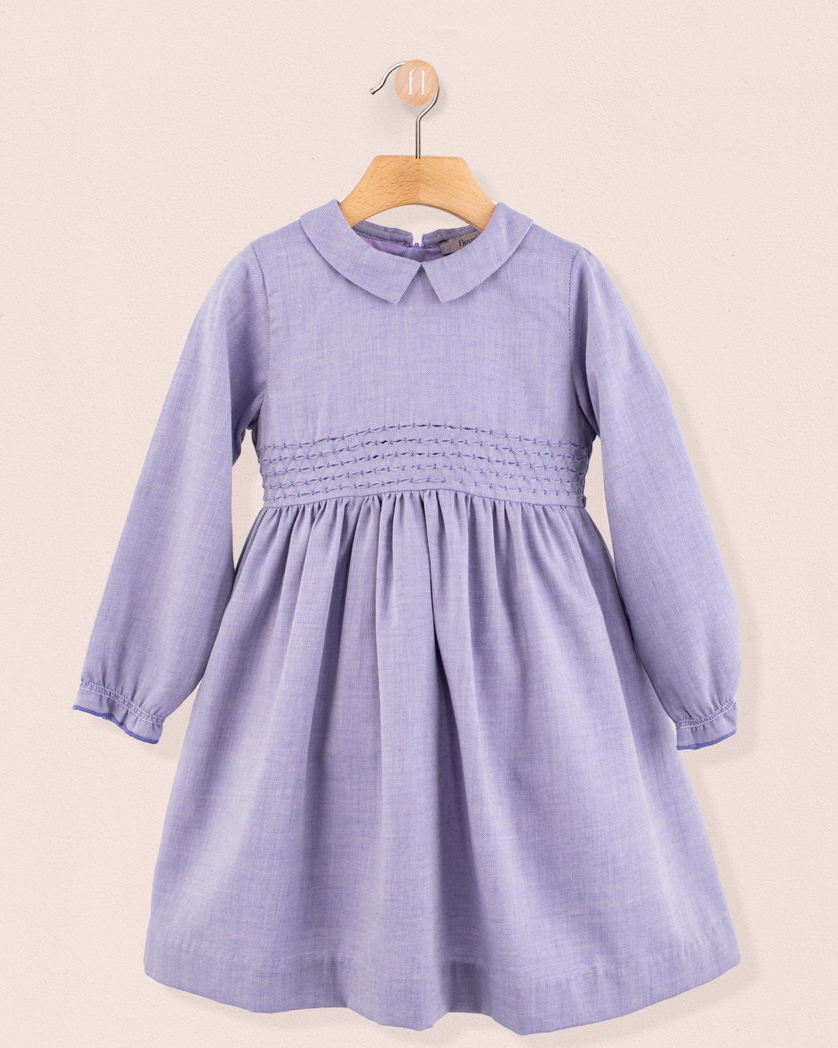 Rebecca Italian Violet Flannel Dress